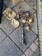 Partij oud koper en kandelaar, Antiek en Kunst, Antiek | Koper en Brons, Ophalen of Verzenden