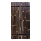Bamboe schutting – halfrond – 90 x 180 cm – Donker nieuw!, Verzenden, 100 tot 150 cm, 150 tot 200 cm, Nieuw