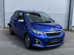 Peugeot 108 Style 5d | 16.325 KM | LM velgen | Airco |, Auto's, Voorwielaandrijving, Stof, Blauw, Bedrijf