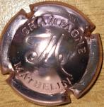 Champagnecapsule MATHELIN Gestempeld roze nr. 24a, Ophalen of Verzenden, Nieuw, Frankrijk, Champagne