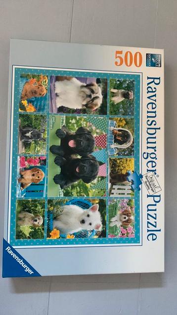Puzzel puppy love 500 stukjes beschikbaar voor biedingen