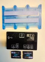XD, 1GB, Olympus, 2 stuks, xD Card reader, xD kaart houder!, XD, Ophalen of Verzenden, Zo goed als nieuw, 2 GB