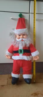 Vintage 7 Kerstmannen Decoratie zittend 50 cm, Ophalen, Gebruikt