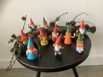 David de Kabouter Poppetjes - Set 4 beschikbaar voor biedingen