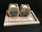 geboorte bord aankondiging jullie worden papa/mama opa/oma, Ophalen of Verzenden, Zo goed als nieuw