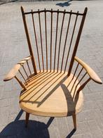 Stoel De Ster Geldermalsen, Huis en Inrichting, Stoelen, Ophalen, Bruin, Leer, Zo goed als nieuw