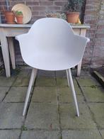 4 Kuipstoelen - Zandkleur - Eetkamerstoelen, Huis en Inrichting, Stoelen, Ophalen, Zo goed als nieuw, Metaal, Vier