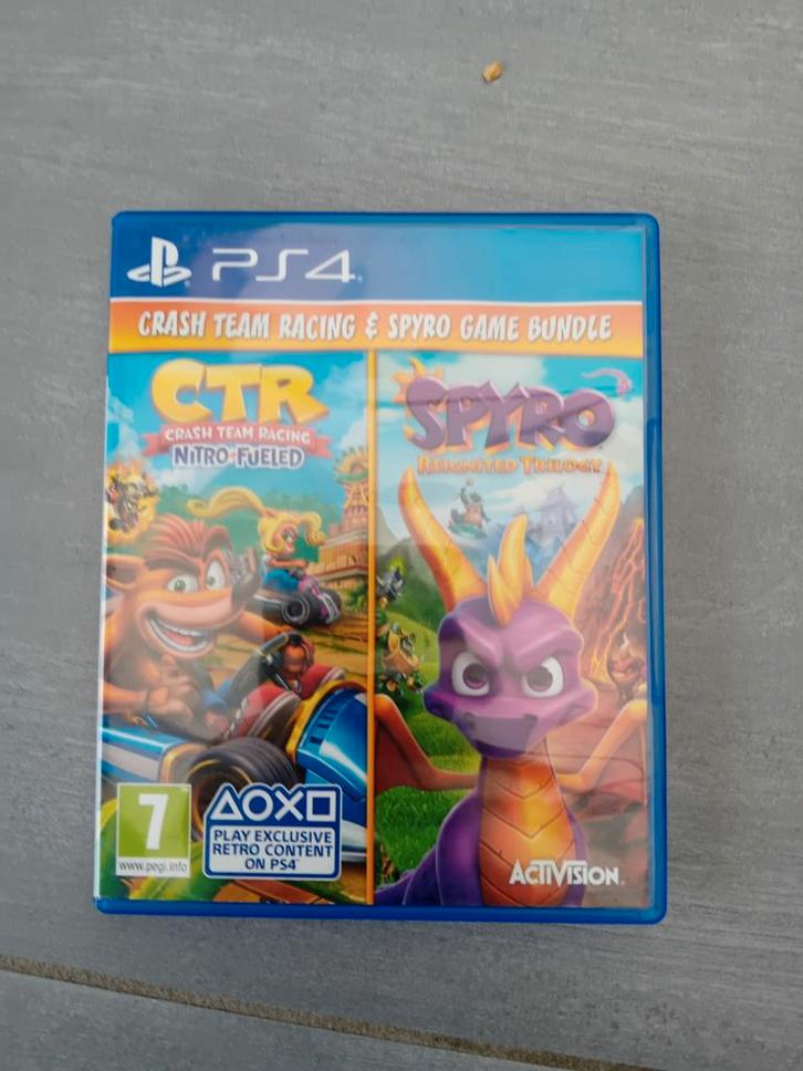 Crash Team Racing + Spyro Reignited Trilogy - Bundle, Spelcomputers en Games, Games | Sony PlayStation 4, Zo goed als nieuw, Avontuur en Actie