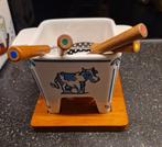 KAASfondue, Ophalen, Brander, Fondueset