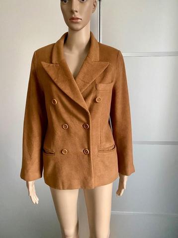 i695 Xandres maat M=38/40 wol + zijde jasje blazer colbert beschikbaar voor biedingen