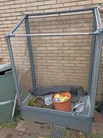 Kweekbak met Hor gaas en zinken bak. Plastic rondom alleen, Ophalen, Zo goed als nieuw