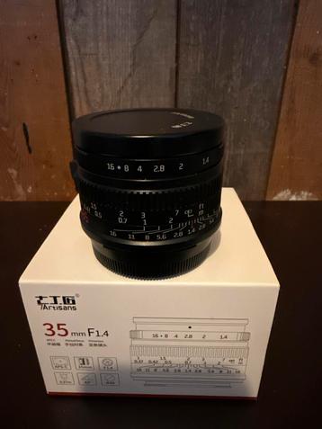 7Artisans 35mm f1.4 Fuji X-mount beschikbaar voor biedingen