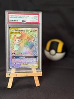 Gengar & Mimikyu Tag Team GX Rainbow | PSA 10 | Chinees 051, Ophalen of Verzenden, Zo goed als nieuw, Losse kaart, Foil