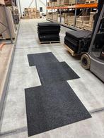 Tweedehands goedkope tapijttegels 100x100cm, Huis en Inrichting, Stoffering | Vloerbedekking, Gebruikt, Grijs, Ophalen of Verzenden