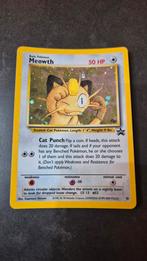 Meowth Black Star Promo #10 EXC, Ophalen of Verzenden, Zo goed als nieuw, Losse kaart, Foil