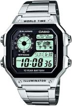 Casio AE-1200WHD, Staal, Polshorloge, Nieuw, Ophalen of Verzenden