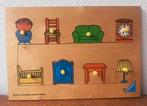 Vintage houten Ravensburger puzzel Dick Bruna Meubels 1977