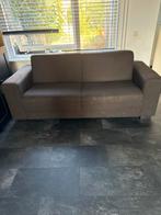 Bruine tweezitsbank, Ophalen, Gebruikt, 150 tot 200 cm, Tweepersoons