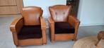 Vintage fauteuils, Huis en Inrichting, Fauteuils, Ophalen, Gebruikt, 75 tot 100 cm, 50 tot 75 cm