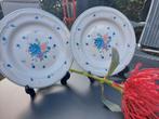 Twee Vintage Borden Provincial Bouquet, Antiek en Kunst, Antiek | Servies los, Ophalen of Verzenden