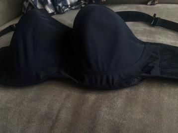 Panache sport-BH 75F – zwart – goede staat, stevige support beschikbaar voor biedingen