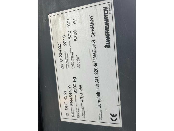 2013 Jungheinrich DFG435S Vorkheftruck, Zakelijke goederen, Machines en Bouw | Heftrucks en Intern transport, Heftruck, Overige aandrijving