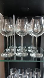 9 Schott Zwiesel wijnglazen - 24 cm hoog, Ophalen of Verzenden, Glas, Overige stijlen, Glas of Glazen