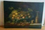 Olieverf fruitschaal herfst koperen kan Jan de Groot Scheen, Antiek en Kunst, Kunst | Schilderijen | Klassiek, Ophalen