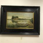 Schilderij titel: ' Aan de Vliet ', Ophalen
