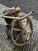 compressorpomp, Doe-het-zelf en Verbouw, Compressors, 100 liter of meer, Ophalen, Gebruikt, 6 tot 10 bar