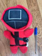 Squid Game knuffel - 23 cm lang - rood met zwart, Kinderen en Baby's, Speelgoed | Knuffels en Pluche, Ophalen of Verzenden, Nieuw