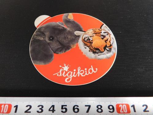 sticker SIGIKID  Olifant Tijger, Verzamelen, Stickers, Zo goed als nieuw, Bedrijf of Vereniging, Ophalen