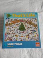 That's Life Kerstpuzzel - 1000 Stukjes, Ophalen of Verzenden, 500 t/m 1500 stukjes, Zo goed als nieuw, Legpuzzel