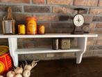Brocante houten regaal, Antiek en Kunst, Curiosa en Brocante, Ophalen of Verzenden