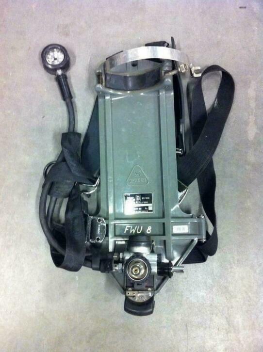 Ademlucht toestel Dr?ger PA 54 1/1800 zonder flessen, Diversen, Verpleegmiddelen, Gebruikt, Ophalen of Verzenden