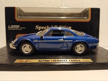 Renault Alpine 1600 A110 blauw Maisto metal 1:18 KRD beschikbaar voor biedingen