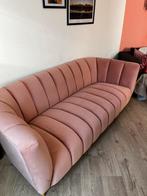 Roze Stoffen Bank - Stijlvol en Comfortabel - Sklum, Huis en Inrichting, Ophalen, Driepersoons, 75 tot 100 cm, Zo goed als nieuw