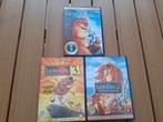 Lion king dvd 1,2 en 3, Ophalen of Verzenden, Zo goed als nieuw, Overige typen