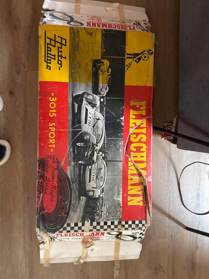 Vintage Fleischmann Racebaan - Compleet!, Kinderen en Baby's, Speelgoed | Racebanen, Gebruikt, Racebaan, Elektrisch, Fleischmann