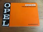 Instructieboek Opel Blitz bestelwagen, vrachtwagen 1969, Auto diversen, Ophalen of Verzenden