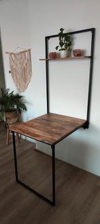 Inklaptafel mangohout, Ophalen, Overige materialen, 50 tot 100 cm, Zo goed als nieuw