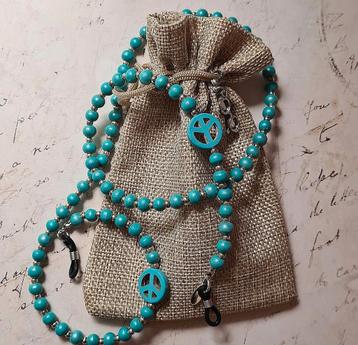 Brillenkoord peace met gratis giftbag beschikbaar voor biedingen