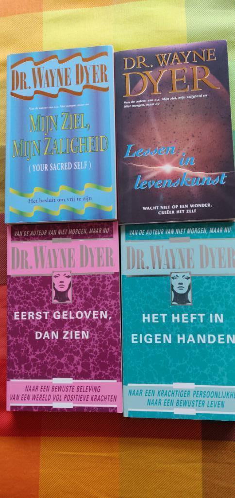 2x Wayne Dyer - ziel/levenskunst (als nieuw) paperback in ni, Boeken, Esoterie en Spiritualiteit, Nieuw, Achtergrond en Informatie