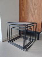 mimiset Max Sauze Isoceles bijzettafeltjes, Huis en Inrichting, Tafels | Bijzettafels, Ophalen, Minder dan 45 cm, Minder dan 55 cm