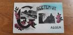 Assen 1937 Groeten uit Assen, Ophalen of Verzenden, 1920 tot 1940, Gelopen, Drenthe