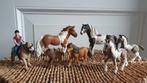 Schleich Set Tinker en Shetlander Pony's met Ruiter, Ophalen of Verzenden, Zo goed als nieuw, Paard, Beeldje of Figuurtje