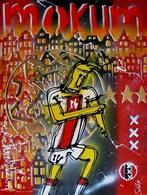 Schilderij Henk Veen - Ajax Amsterdam nr 57, Ophalen of Verzenden