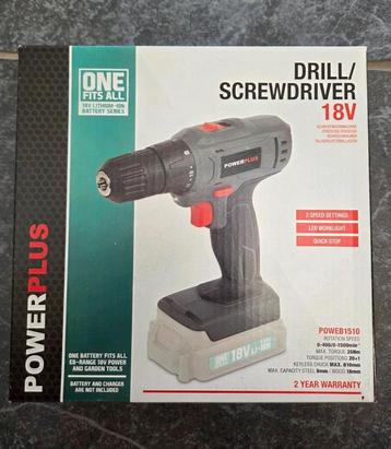 Powerplus accu Schroefmachine boormachine 18v (NIEUW) Makita beschikbaar voor biedingen