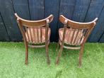 Café Stoelen - Set van 2, Huis en Inrichting, Stoelen, Ophalen, Gebruikt, Twee, Bruin