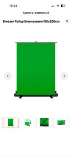 Nieuw in doos: Bresser Rollup Greenscreen 150x200cm, Ophalen of Verzenden, Nieuw, Achtergrond